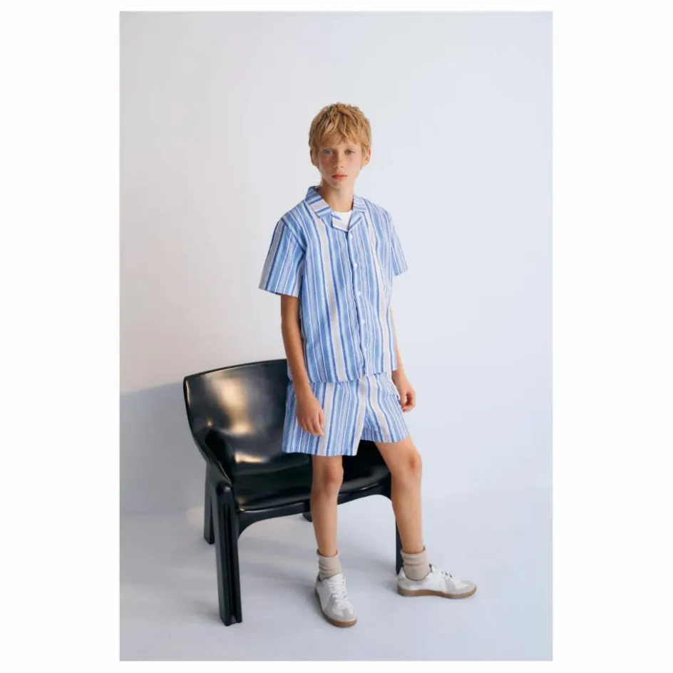 the new society Chemise Rayures Tebas ||Enfant T-Shirts, Chemises|T-Shirts, Chemises