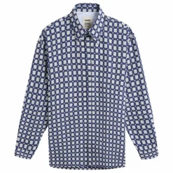Online Homecore Chemise Shadow Delos Coton | Bleu marine