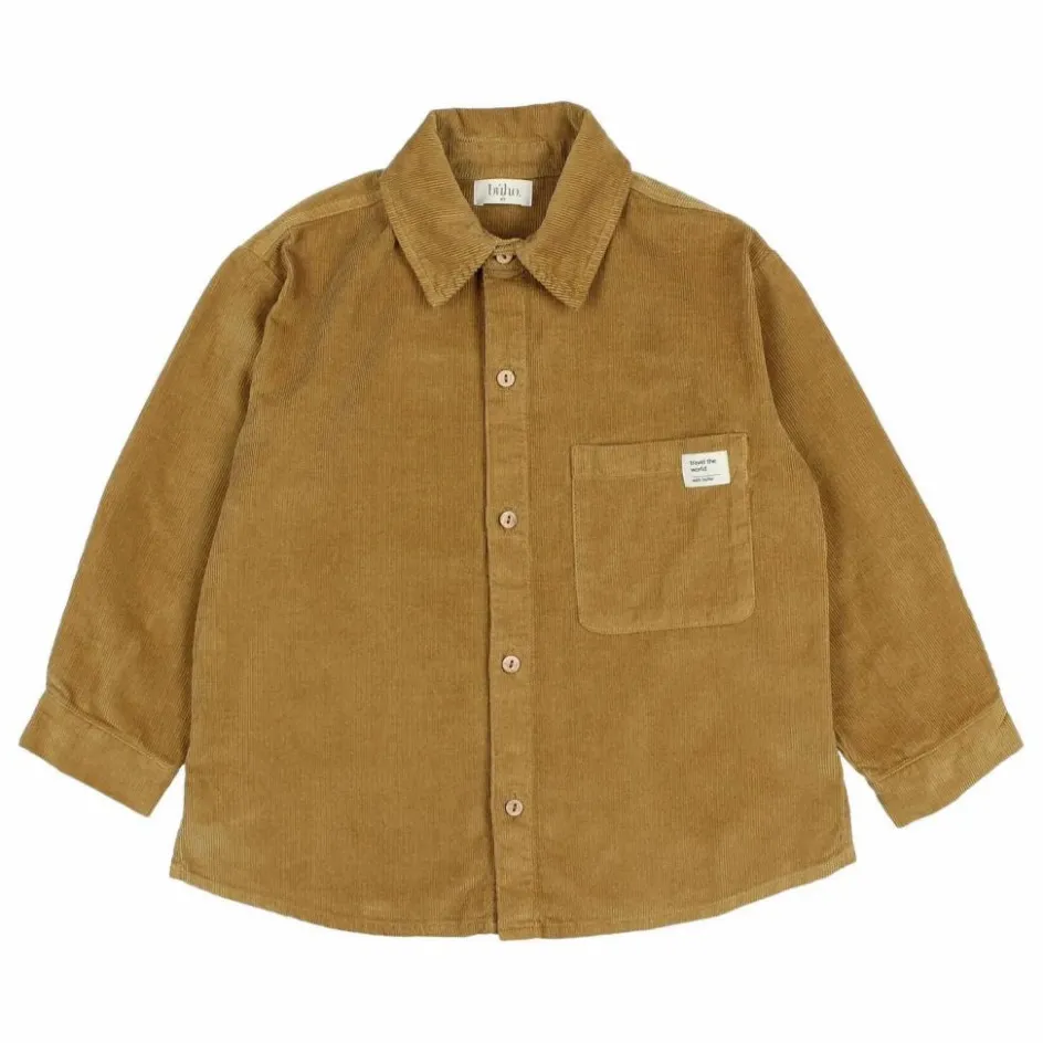 Búho Chemise Soft Velours Côtelé Coton Bio ||Enfant T-Shirts, Chemises