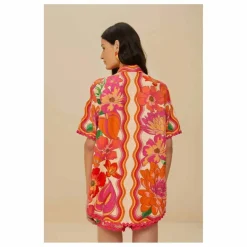 Discount Farm Rio Chemise Spring Affair Lin | Orange