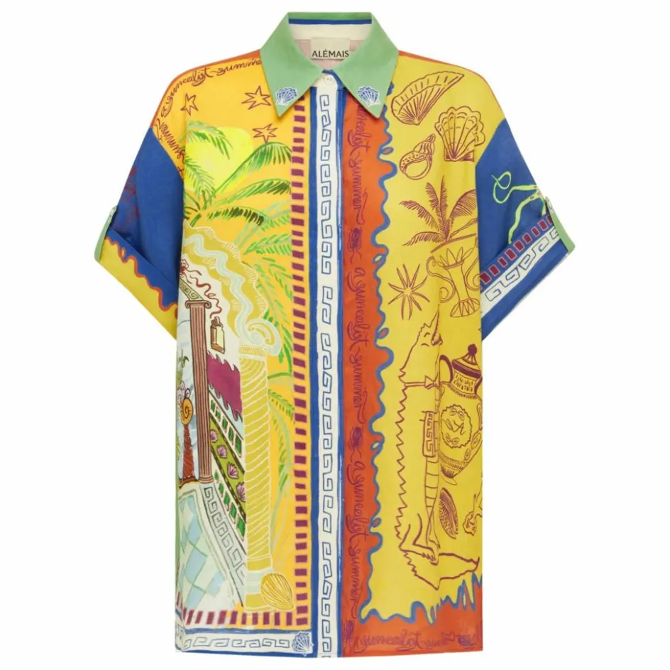 Online Alémais Chemise Surrealist Summer Lin | Jaune