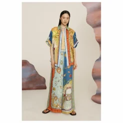 Online Alémais Chemise Surrealist Summer Lin | Jaune