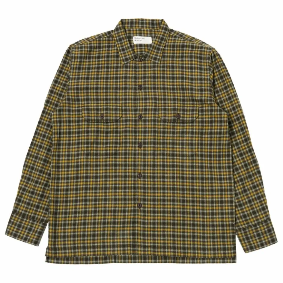 Universal Works Chemise Utilitaire ||Homme T-Shirts, Chemises