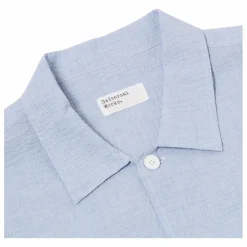 Discount Universal Works Chemise Utility Seersucker | Bleu ciel