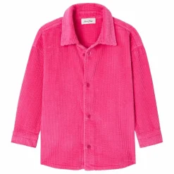Outlet American Vintage Chemise Velours Côtelé Padow | Rose fuschia