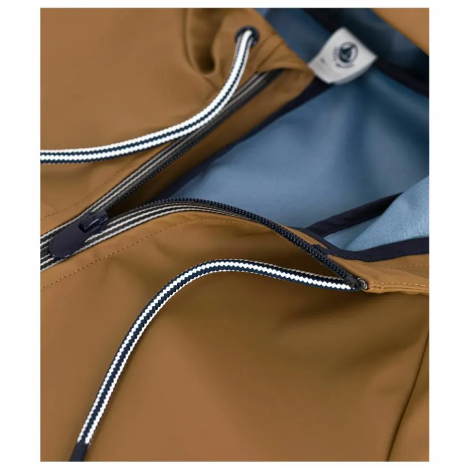 Petit Bateau Ciré Long Bicolore Fibres Recyclées ||Femme Manteaux, Parkas