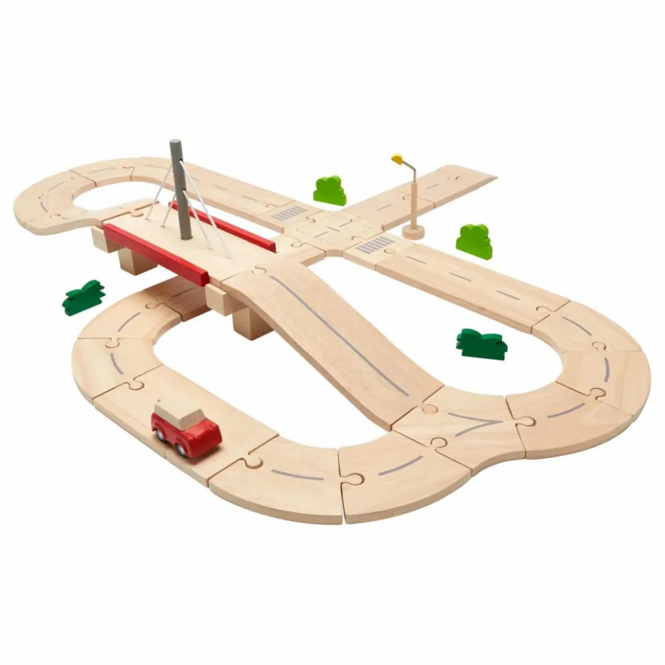 New Circuit automobile et ses accessoires en bois Garages, Circuits
