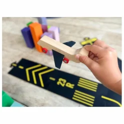 Outlet Waytoplay Circuit d'aéroport Runway avec 1 avion - 8 pièces Multicolore