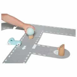 Janod Circuit de voitures en feutrine Multicolore