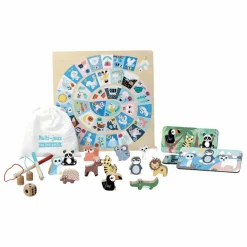 Vilac Coffret 5 jeux pour tout-petits Iceland - Michelle Carlslund| Jeux De Société|Jeux Éducatifs