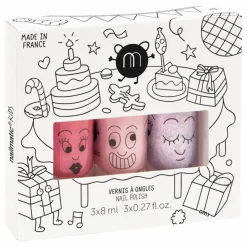 Best Coffret 3 vernis Party - Cookie Bella Elliot Enfant Soins Du Corps|Coffrets