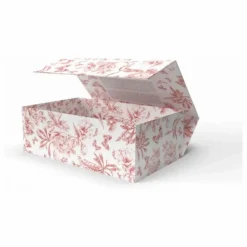 Elhée Coffret biberon en silicone médical et doudou lange Augustin le lapin Toile de Jouy - x Tartine et Chocolat || Biberons|Cadeau De Naissance