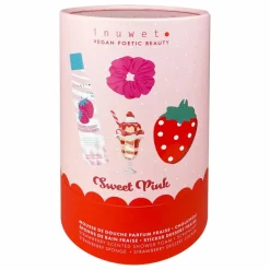 Discount Inuwet Coffret bombes de bain Fun bath box Fraise Rose