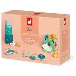 New Janod Coffret cadeau 12 mois Multicolore