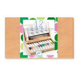 Outlet Djeco Coffret d'artiste - 12 gouaches Multicolore