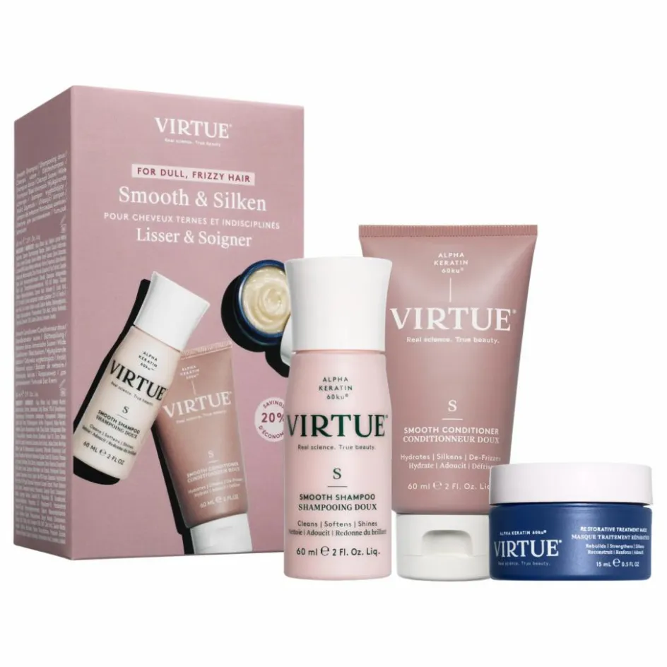 Online Virtue Coffret découverte routine Smooth - cheveux ternes Non teinté