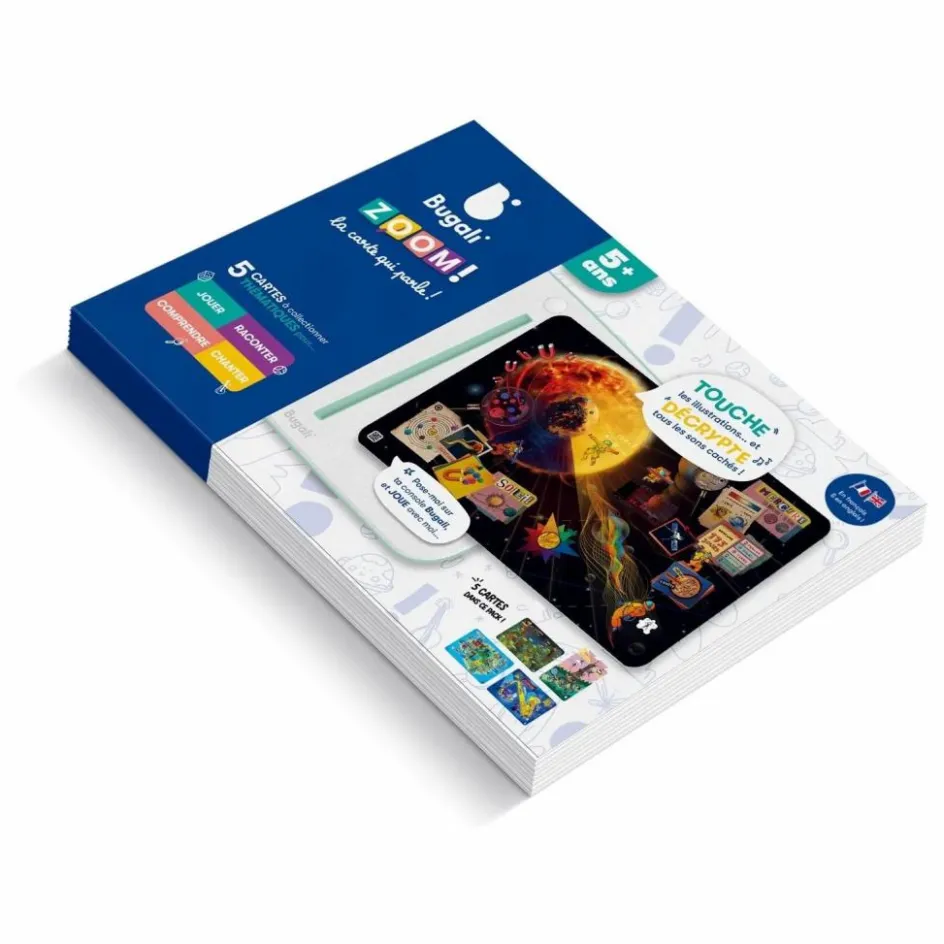 Bugali Coffret de 5 cartes Kézaco ?| Jeux High-Tech