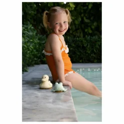 Hevea Coffret de jouets pour le bain upcyclés - Canard & Grenouille || Jouets D'Éveil|L'Heure Du Bain