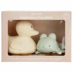Hevea Coffret de jouets pour le bain upcyclés - Canard & Grenouille || Jouets D'Éveil|L'Heure Du Bain