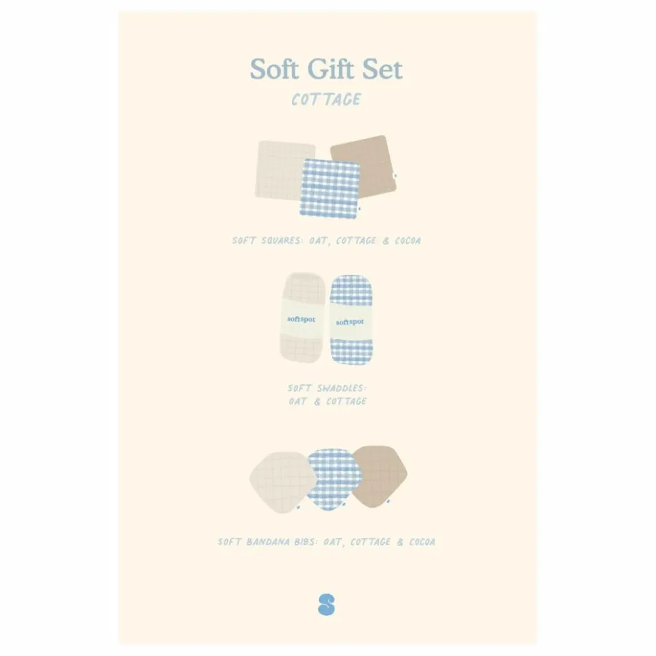 Soft Spot Coffret de naissance Cottage | Bleu