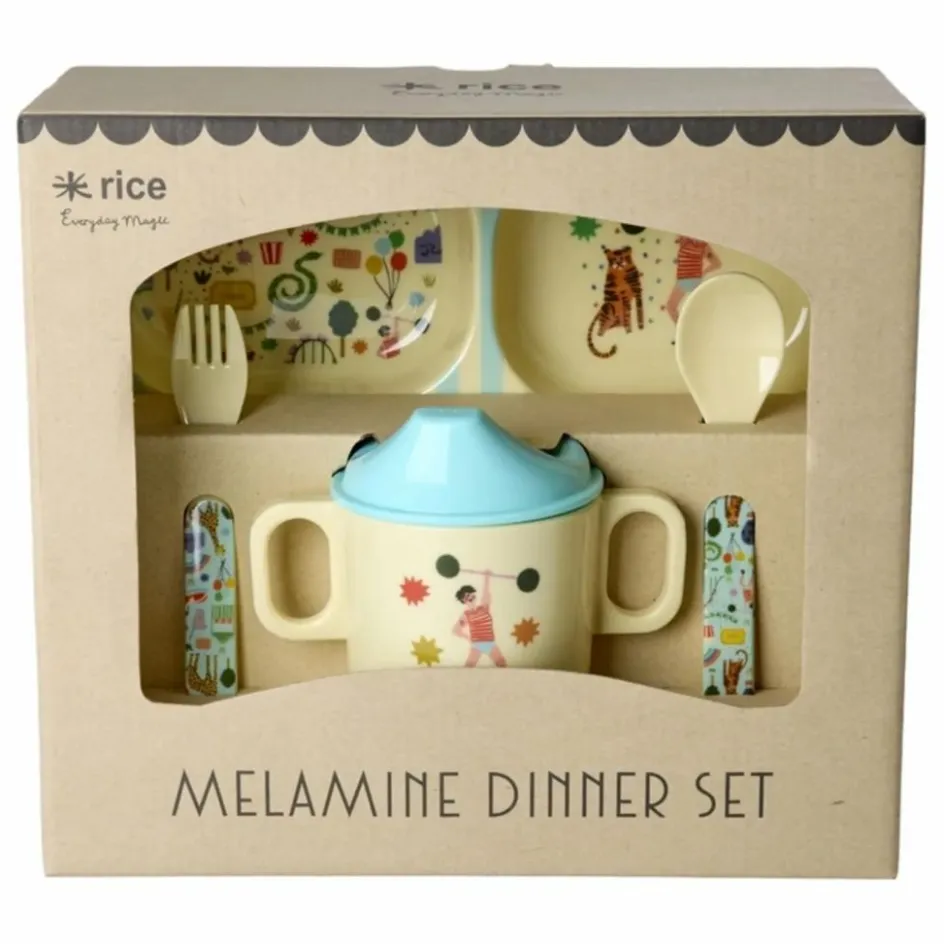 Discount Coffret de repas en mélamine Fun Fair | Premiers Repas|Puériculture