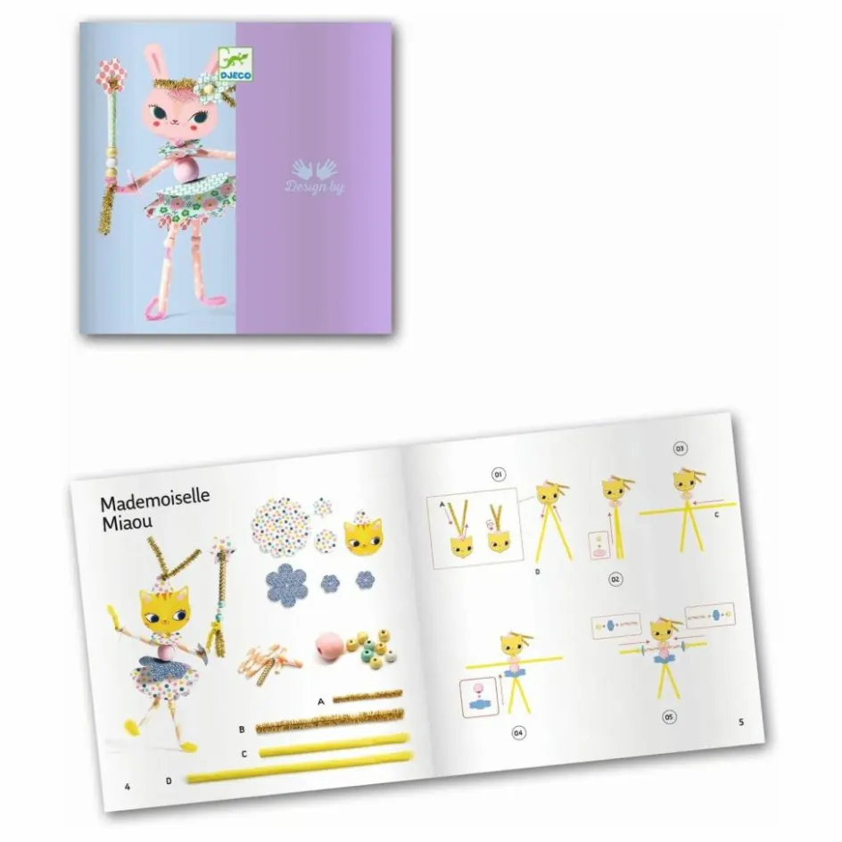 Djeco Coffret d'habillement Mes fées à moi| Loisirs Créatifs