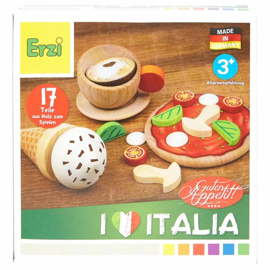 Erzi Coffret délices d'Italie - Set de 17| Cuisines, Marchandes