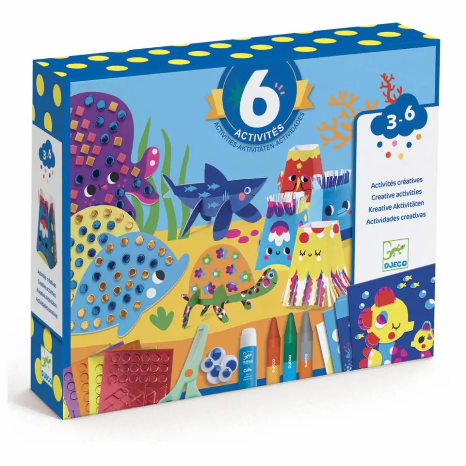 Djeco Loisirs Créatifs*Coffret multi-activités La mer et ses plaisirs