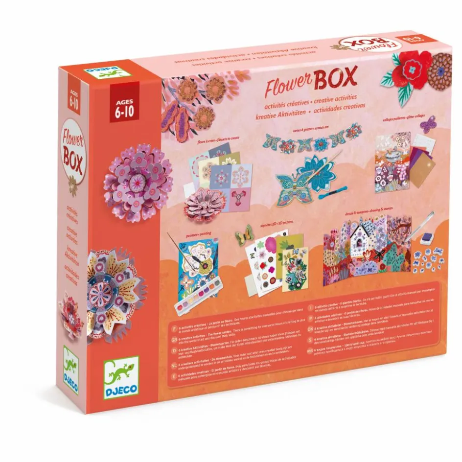Online Djeco Coffret multi-activités le Jardin de Fleurs Multicolore