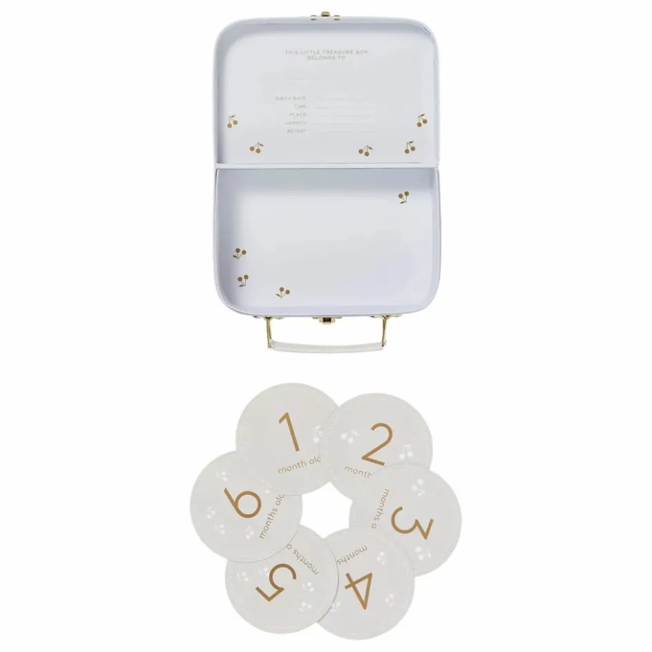 Enfant Bonpoint Cadeau De Naissance|Coffrets*Coffret naissance valisette à pois