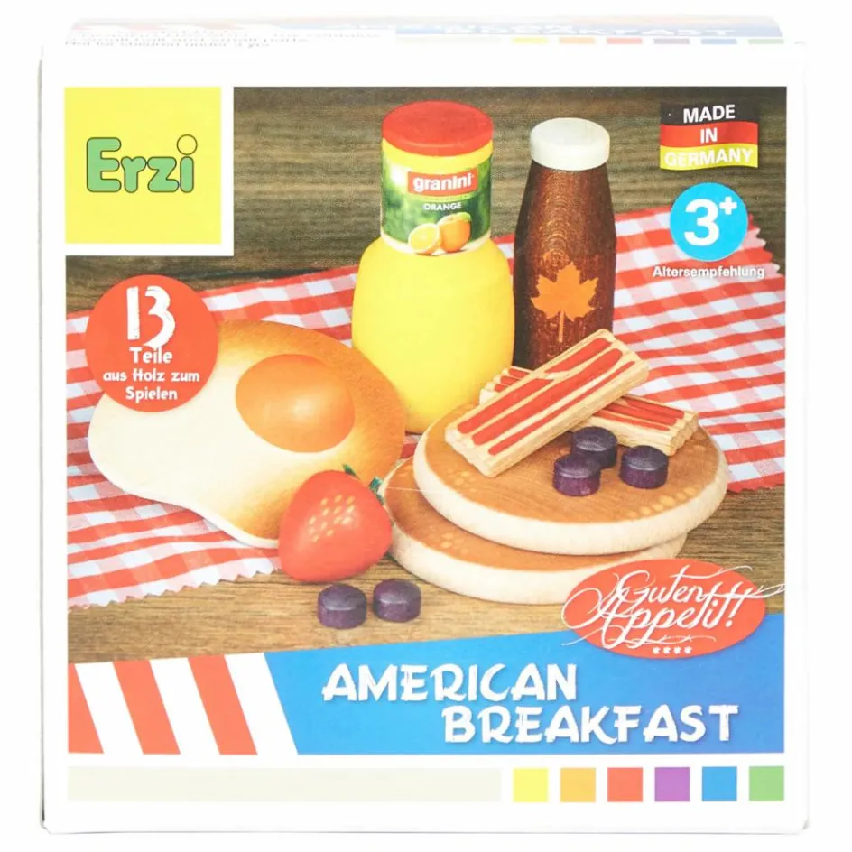 Clearance Erzi Coffret petit déjeuner Américain - Set de 13 Multicolore