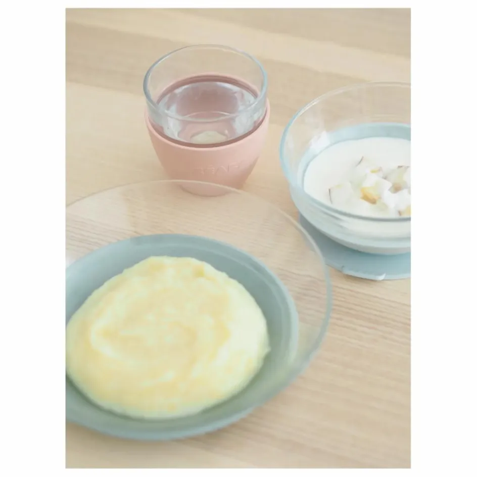 Online Béaba Coffret repas en verre - 3 pièces | Rose