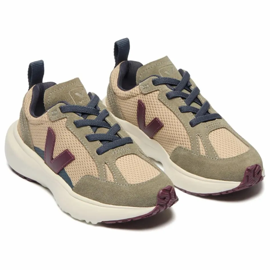 Enfant Veja Baskets|Baskets*Collaboration x Bonpoint - Baskets Lacets Elastiqués Canary Suede |