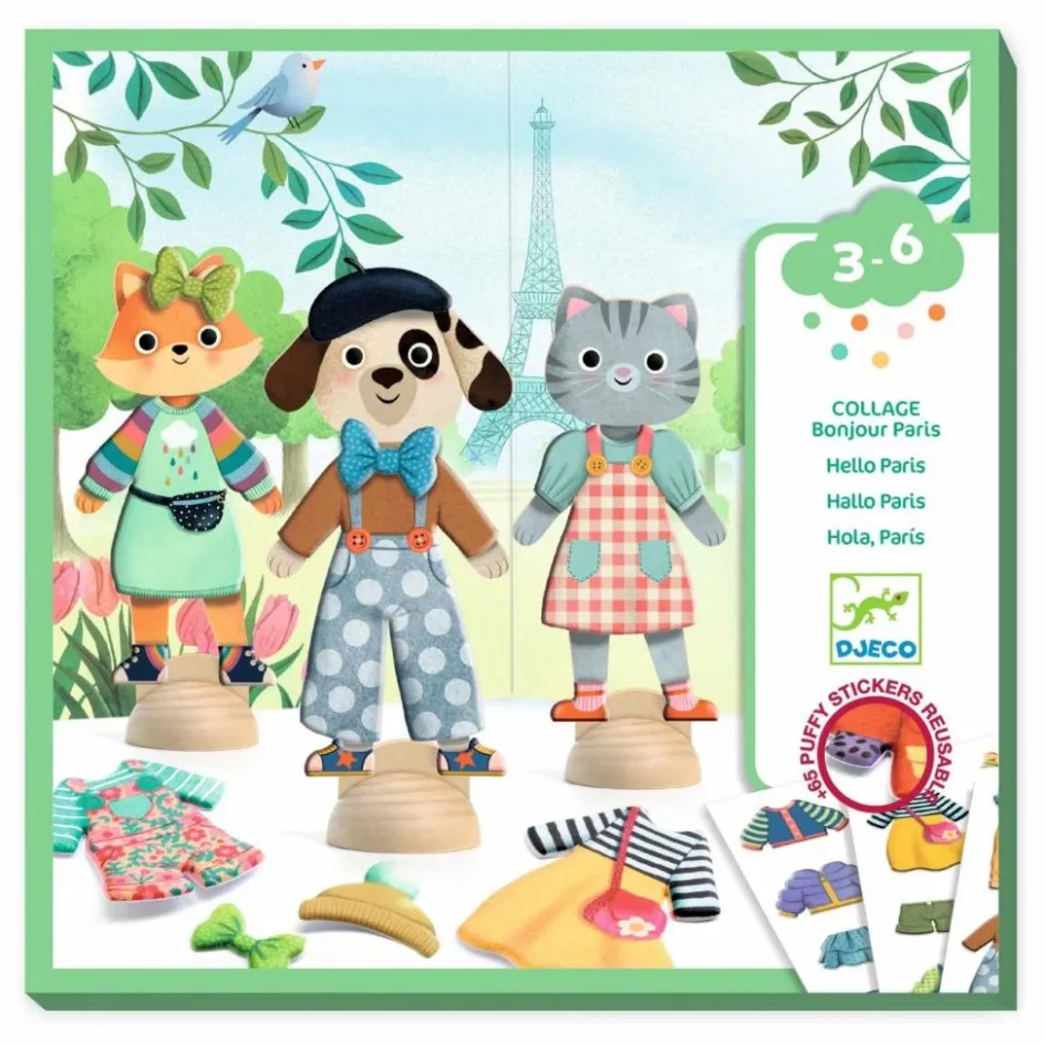 Djeco Loisirs Créatifs*Collage Bonjour Paris