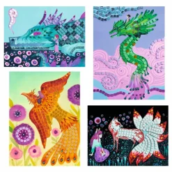 Djeco Loisirs Créatifs*Collage Créatures légendaires