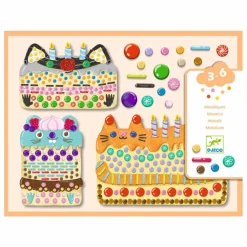 Djeco Collages Cakes et Bombecs| Loisirs Créatifs