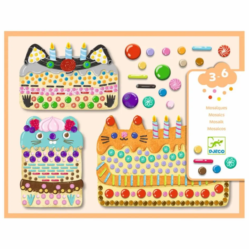 Djeco Collages Cakes et Bombecs| Loisirs Créatifs