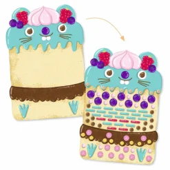 Djeco Collages Cakes et Bombecs| Loisirs Créatifs