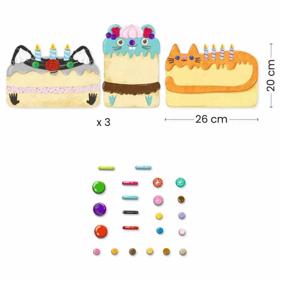 Djeco Collages Cakes et Bombecs| Loisirs Créatifs