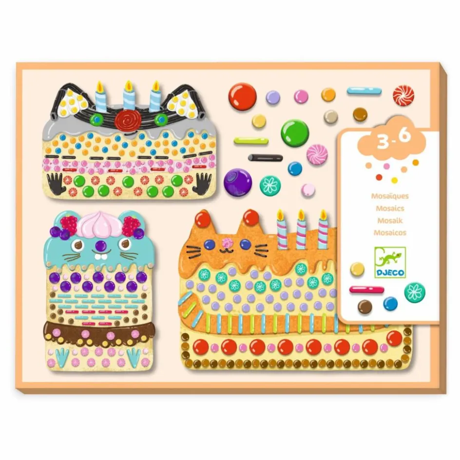 Djeco Collages Cakes et Bombecs| Loisirs Créatifs