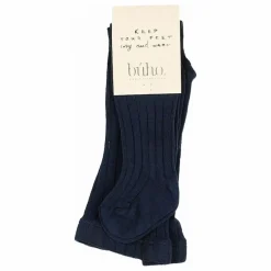 Outlet Búho Collant Côtelé Bébé | Bleu marine
