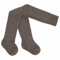 Hot GOBABYGO Collants Antidérapants Coton Bio | Marron