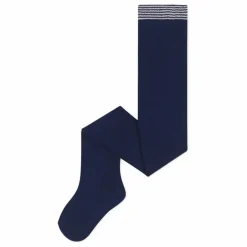 Sale Petit Bateau Collants Unis | Bleu marine