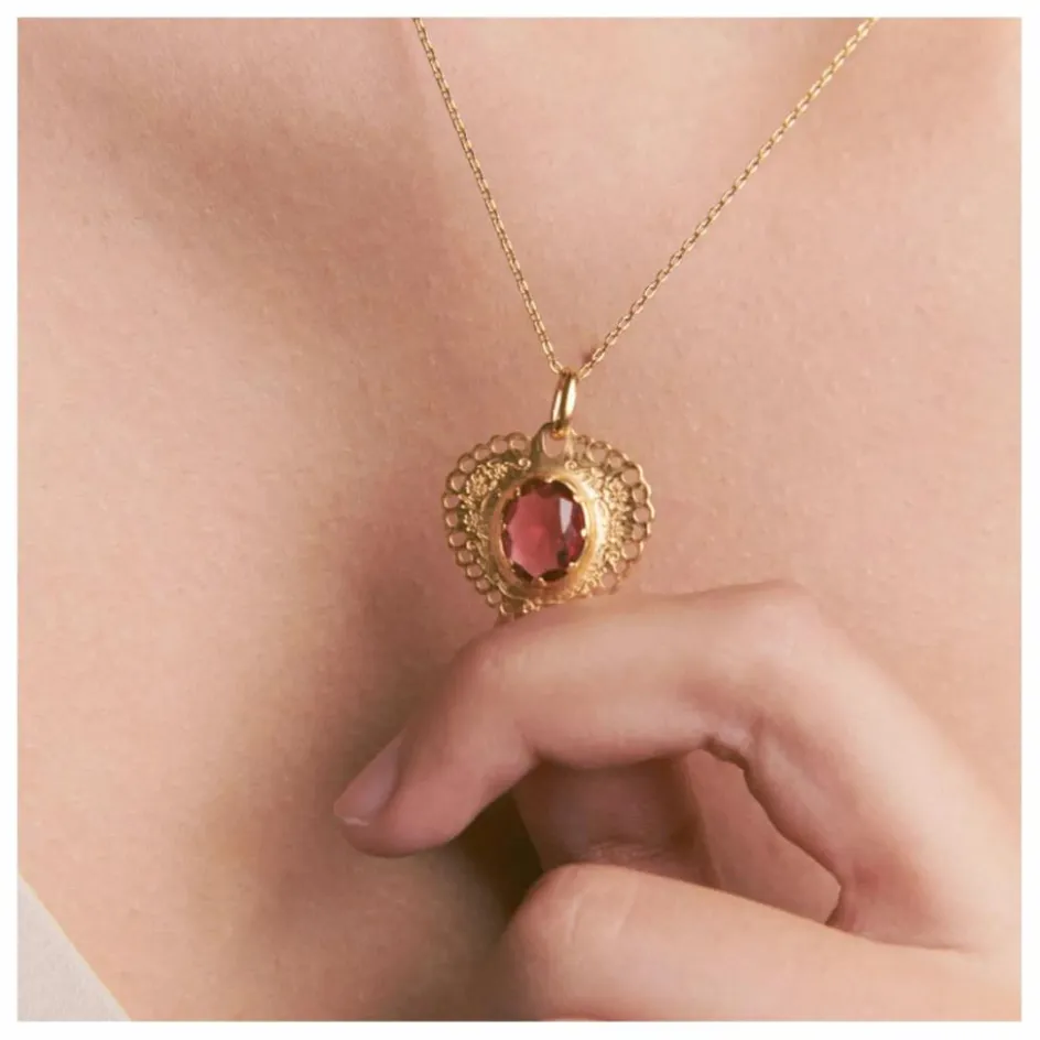 Discount Alhaja Collier Sacro Cuore | Doré