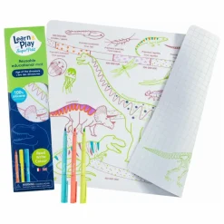 Superpetit Loisirs Créatifs*Coloriage éducatif L'âge des Dinosaures avec 3 feutres