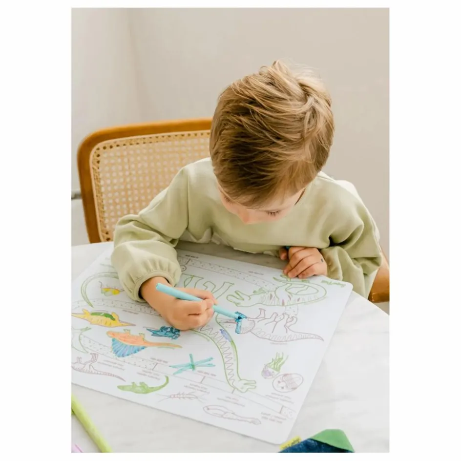 Superpetit Loisirs Créatifs*Coloriage éducatif L'âge des Dinosaures avec 3 feutres