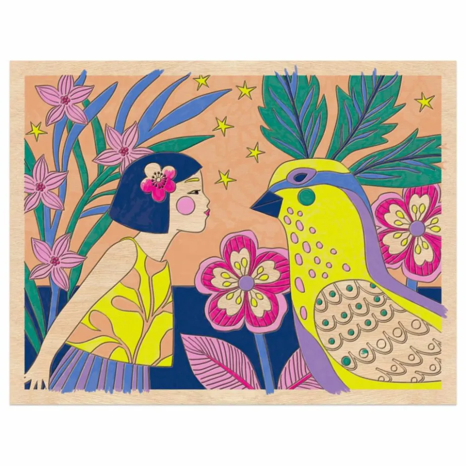 Djeco Loisirs Créatifs*Coloriage Sweet girls