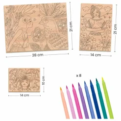 Djeco Loisirs Créatifs*Coloriage Sweet girls