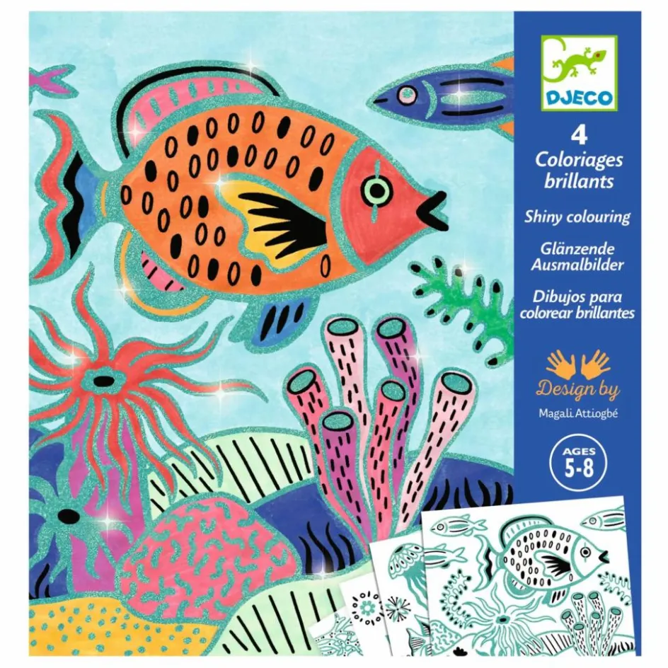 Djeco Loisirs Créatifs*Coloriages Sous la Mer
