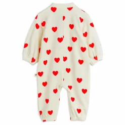 Mini Rodini Combinaison Cœurs Velours Coton Bio || Bodies, Combinaisons|Bodies, Combinaisons